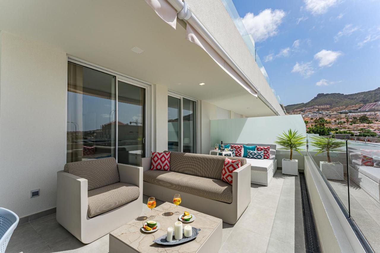 Modern New Apartment Las Terrazas De Costa Adeje. Heated Pool, Big Terrace And Private Parking Dış mekan fotoğraf