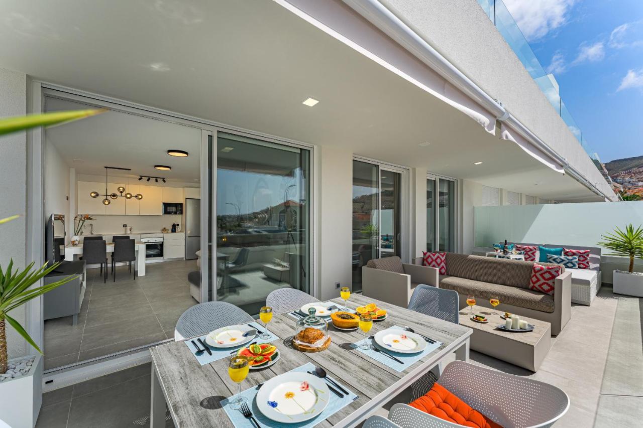 Modern New Apartment Las Terrazas De Costa Adeje. Heated Pool, Big Terrace And Private Parking Dış mekan fotoğraf
