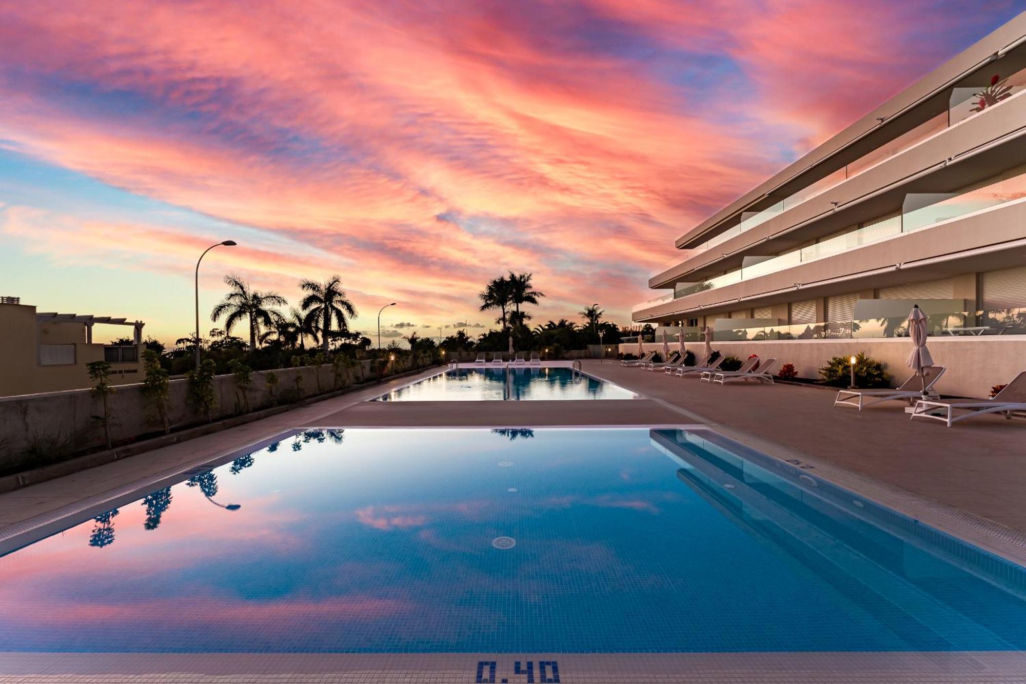 Modern New Apartment Las Terrazas De Costa Adeje. Heated Pool, Big Terrace And Private Parking Dış mekan fotoğraf