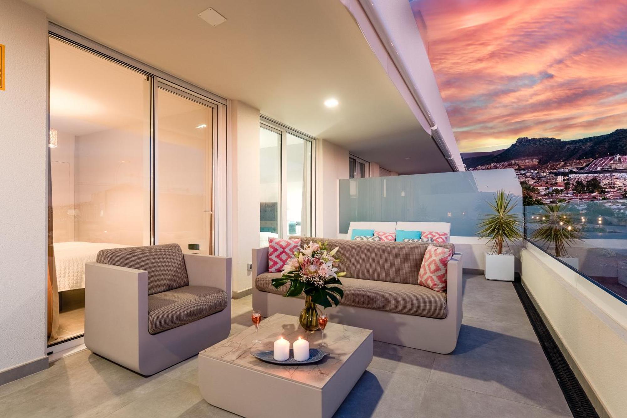 Modern New Apartment Las Terrazas De Costa Adeje. Heated Pool, Big Terrace And Private Parking Dış mekan fotoğraf