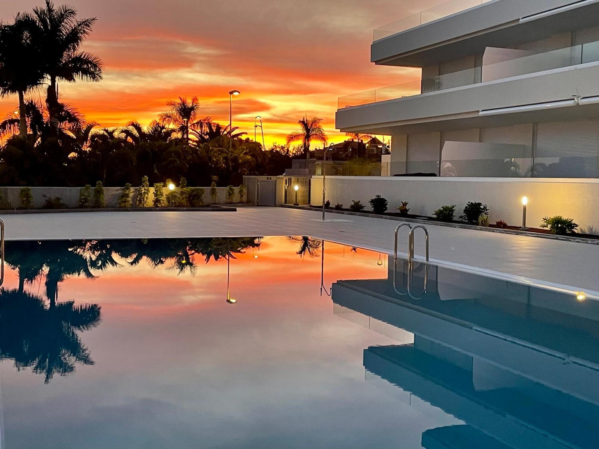 Modern New Apartment Las Terrazas De Costa Adeje. Heated Pool, Big Terrace And Private Parking Dış mekan fotoğraf